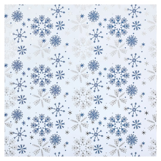 Snowflakes Double-Sided Cardstock Paper by Recollections™, 12" x 12"